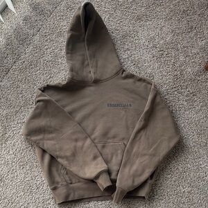 Fear of God Essentials Brown Hoodie